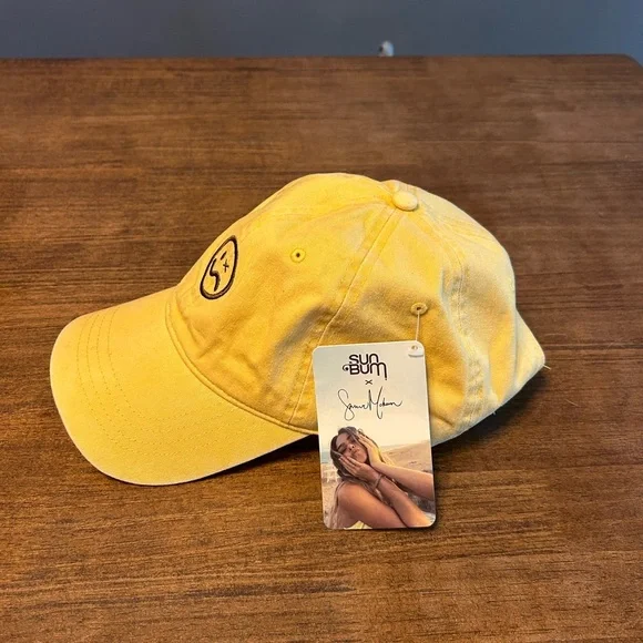 Sun Bum X Summer Mckeen Yellow Hat Women’s - Picture 2 of 5